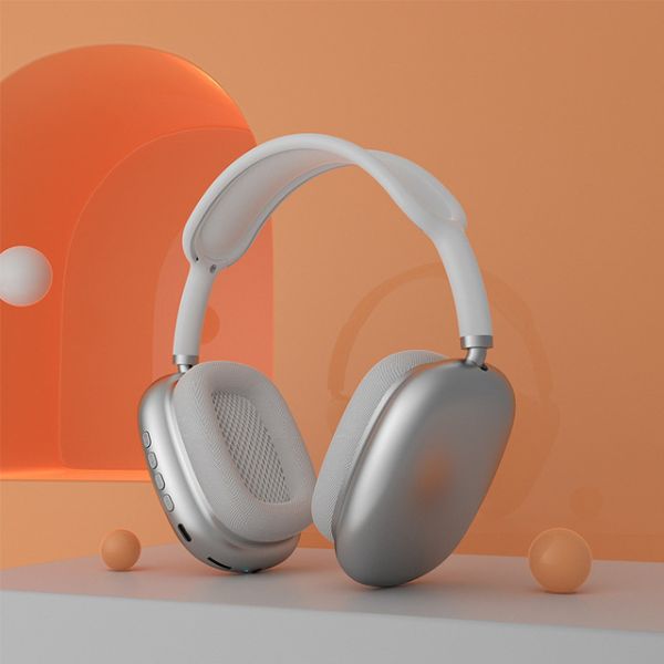 Auriculares inalámbricos Bluetooth 5.0 negros, ideales para música y llamadas con manos libres.