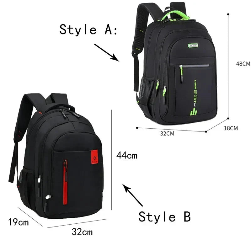 Mochila impermeable para hombres. Protección diaria, estilo urbano y funcionalidad en rojo.