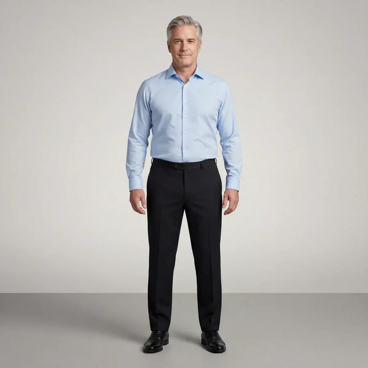 Pantalones de vestir para hombre, cómodos, elásticos y resistentes a las arrugas, perfectos para oficina.