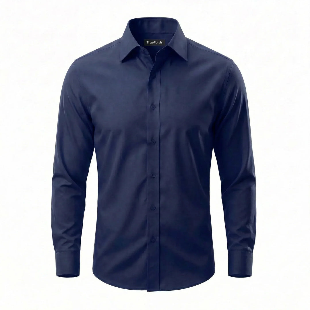Camisa duradera para hombre, antiarrugas y sin planchado. Cuidado fácil para un estilo profesional.
