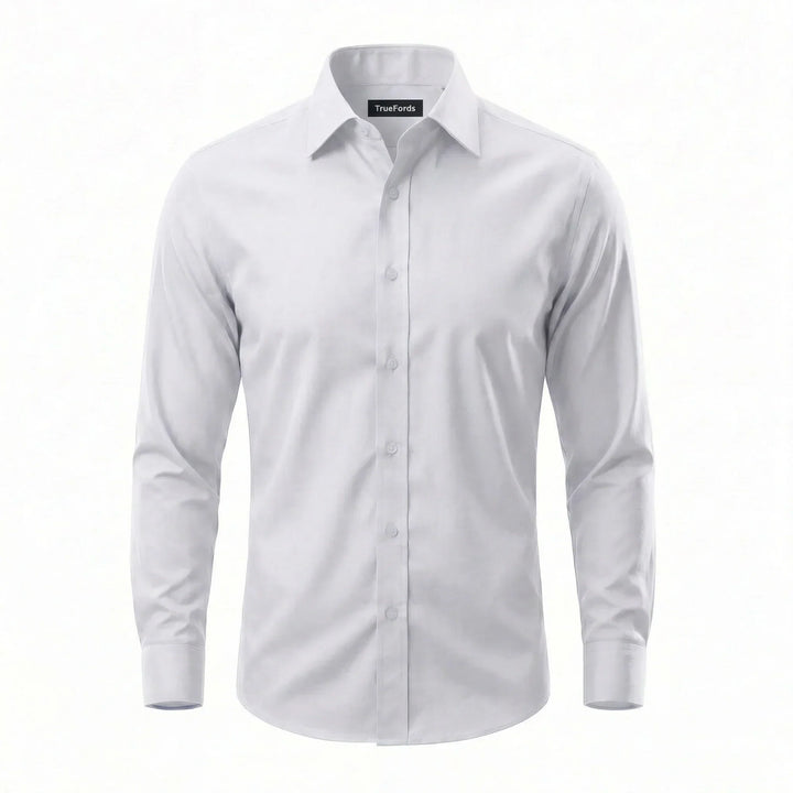 Camisa elegante casual para hombre. Antiarrugas, elástica y sin planchado, con estilo y confort.