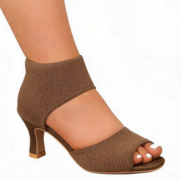 Tacones elegantes de primavera/verano, calzado de moda femenina con diseño ortopédico.