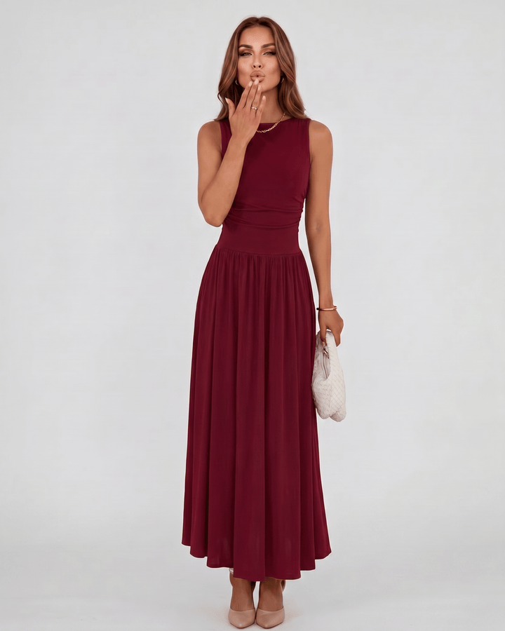 Vestido de verano Aurelia para mujer, sin mangas, largo y versátil, para un confort chic.