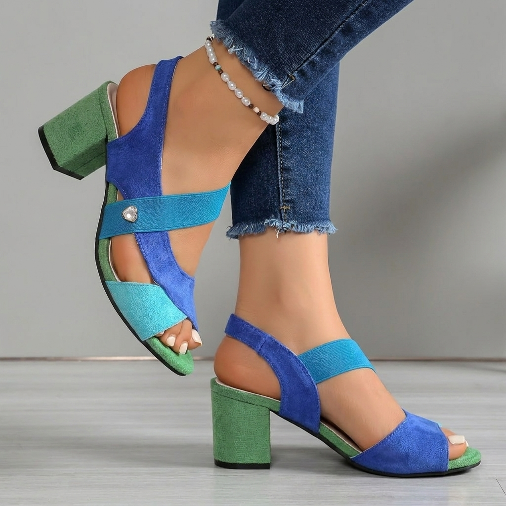 Sandalias ortopédicas de mujer que brindan bienestar al caminar. Calzado cómodo y elegante para el verano.