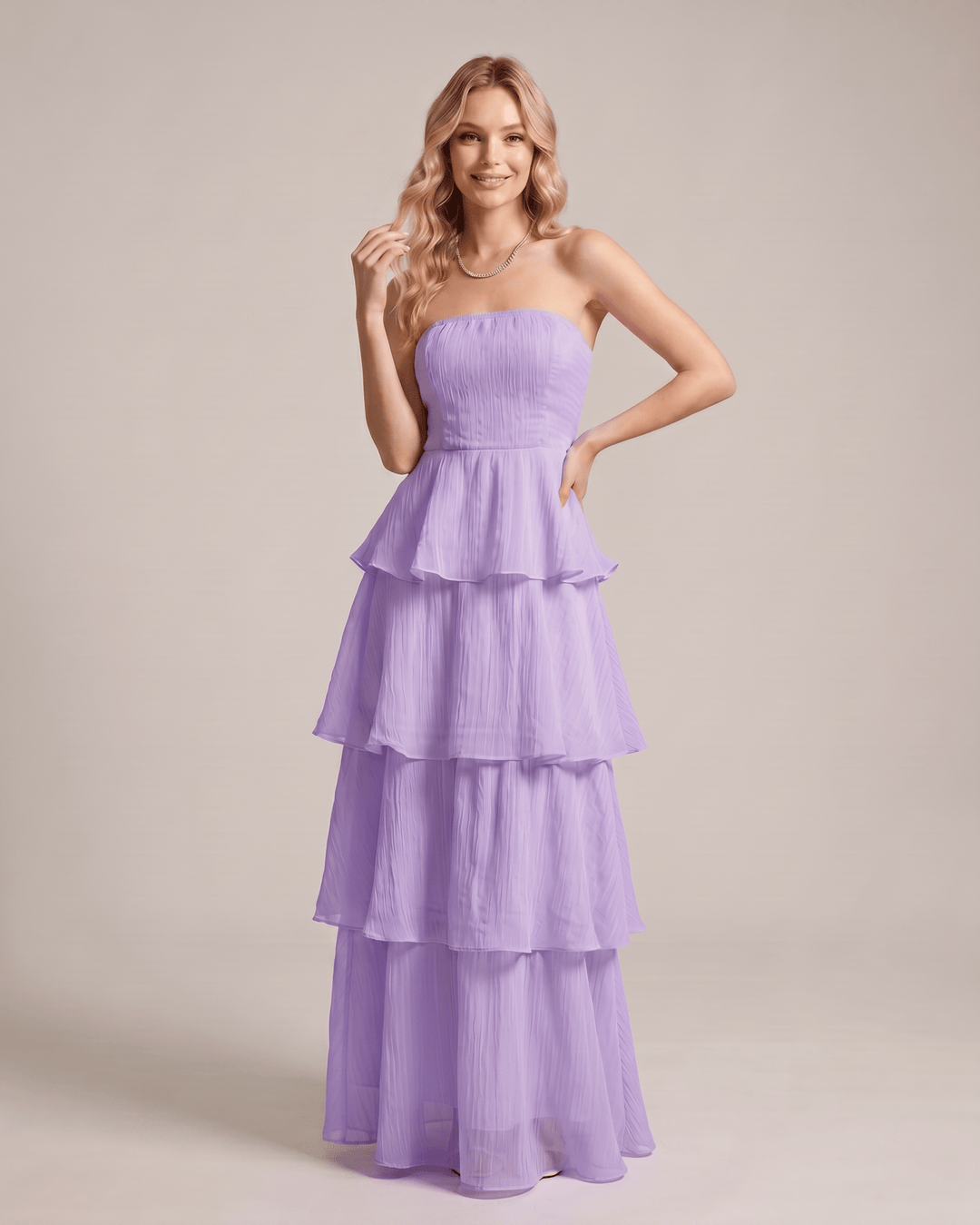 Vestido de verano fluido sin tirantes, estilo maxi para mujer, chic y cómodo.