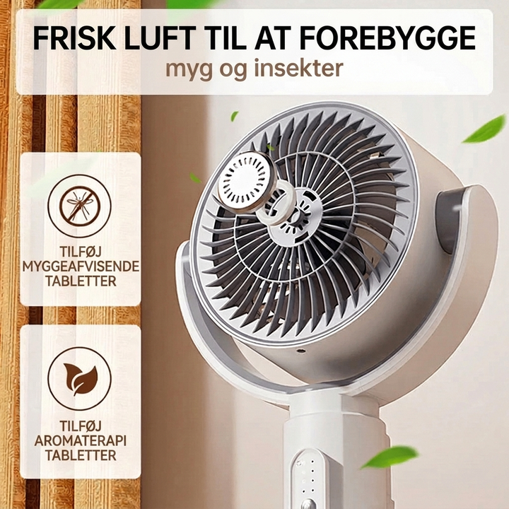 Ventilador de pie oscilante silencioso con control remoto. Disfruta de aire fresco y tranquilidad en casa o en la oficina.