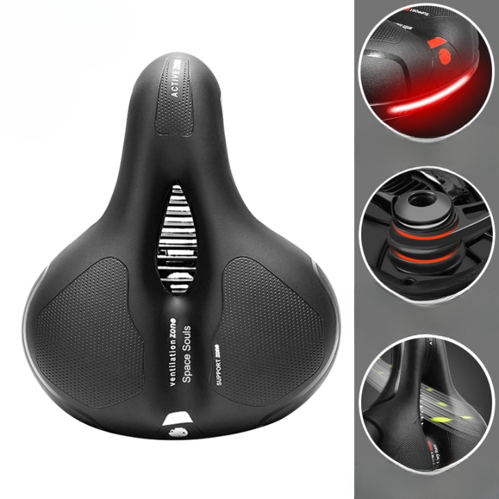 Silla de bicicleta ergonómica para todo tipo de ciclismo, confort superior y sin dolor.