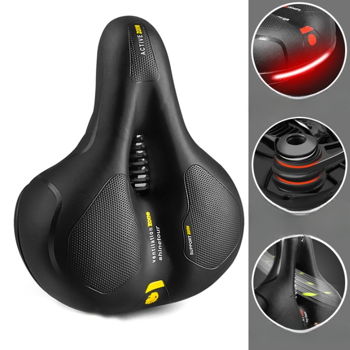 Silla ergonómica para bicicleta de montaña, maximiza el confort en rutas largas, accesorio esencial.