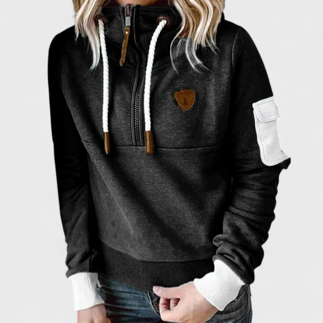 Textura de felpa suave del suéter para mujer, brindando máxima comodidad y calidez.