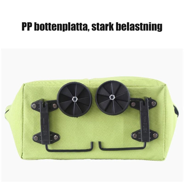 Bolso de la compra de mujer, cómodo, plegable con ruedas, perfecto para el mercado.