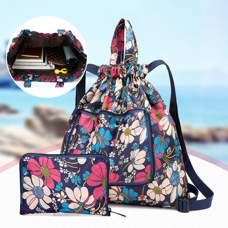 Mochila de senderismo plegable, impermeable y ligera, esencial para la aventura.