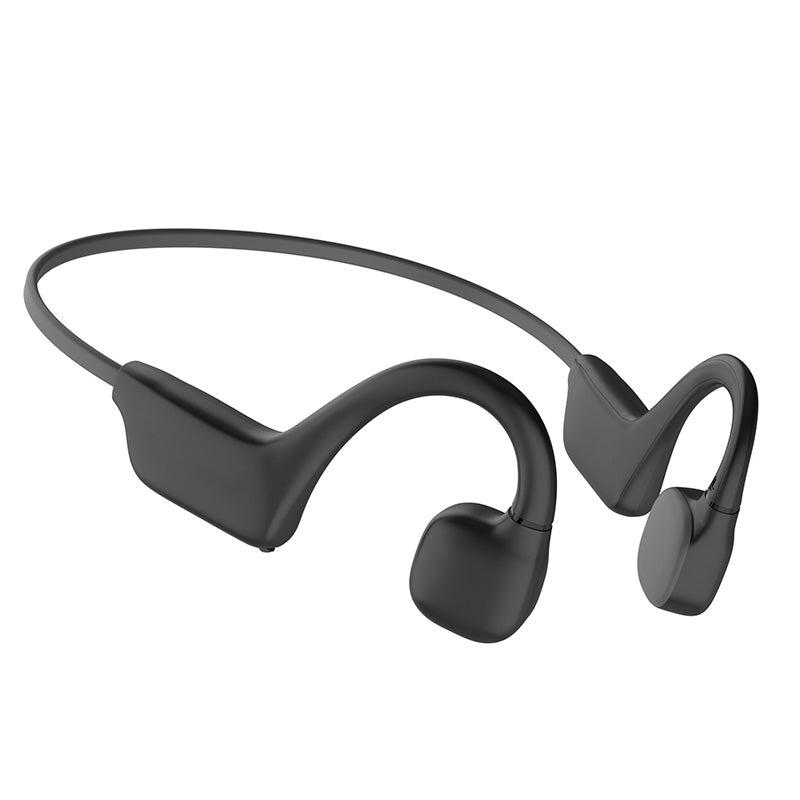 Audio premium con auriculares de conducción ósea impermeables V5.2, perfectos para entrenamientos.