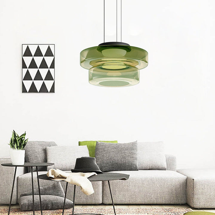 Iluminación moderna de techo: lámpara estilo Bauhaus, diseño escandinavo.