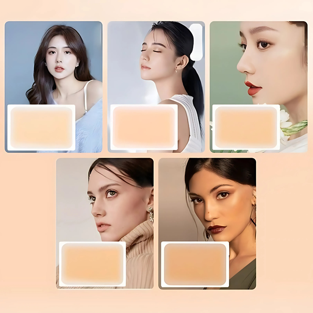 Parche corrector de imperfecciones y cicatrices. Impermeable, autoadhesivo, para cobertura dérmica natural.