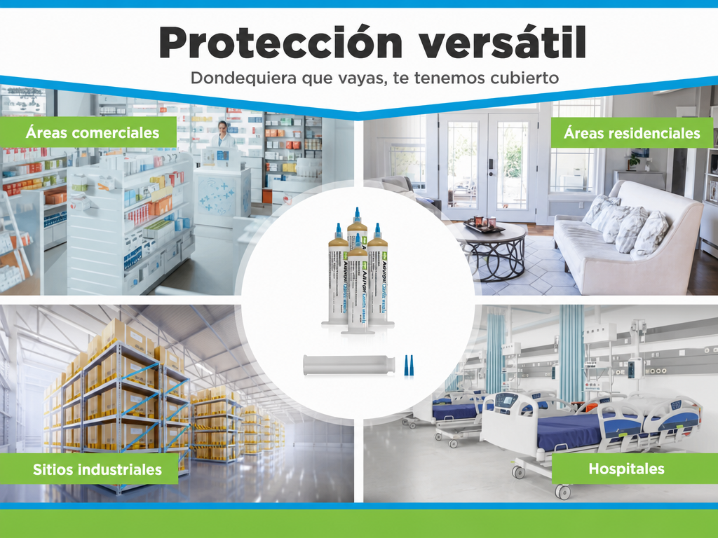 Jeringa de gel profesional fácil de usar para eliminar cucarachas, control de plagas seguro.