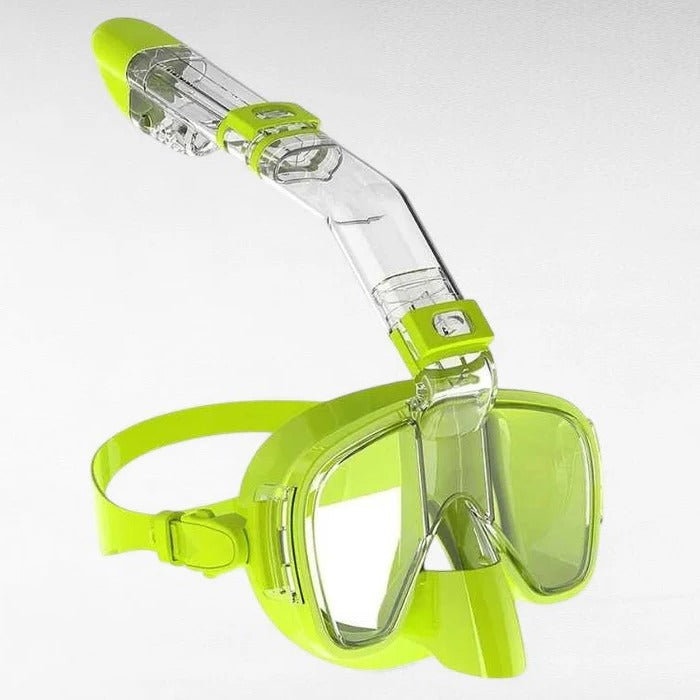 Perfecta para el verano, máscara snorkel unisex con sistema seco, buceo y natación sin preocupaciones.