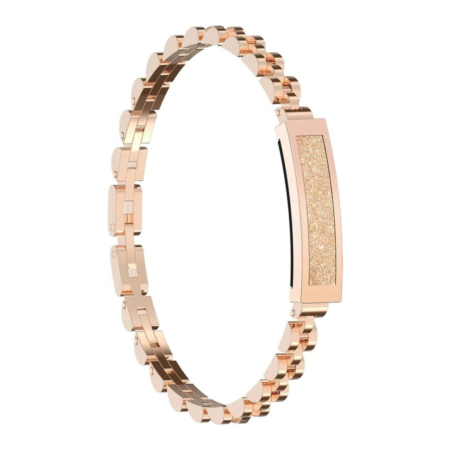 Brazalete deportivo inteligente IP68 para mujer, ideal para fitness, deporte y monitoreo de actividad física.