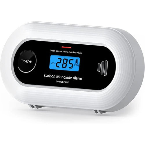 Detector CO inteligente para hogar. Alarma de monóxido de carbono, sensor smart para protección familiar.