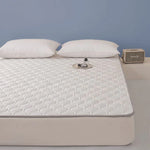Protector de Cama Blanco en Forma de Estrella