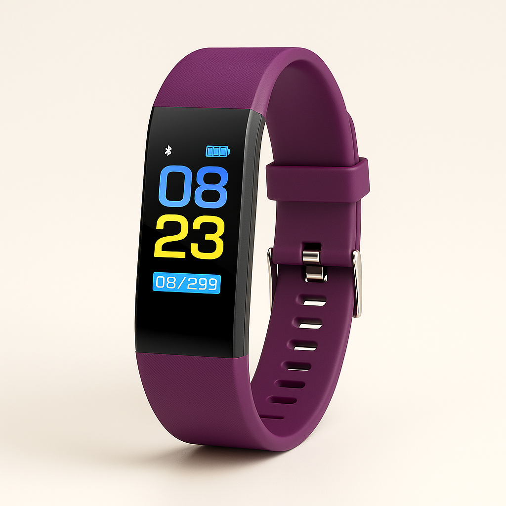 Reloj inteligente para mayores, pantalla clara. Monitoriza salud, actividad diaria y bienestar. Tecnología de uso sencillo.