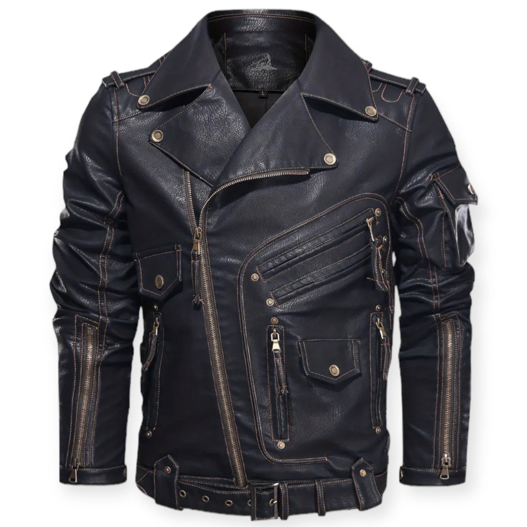 Abrigo clásico para hombre, chaqueta versátil con bolsillos para moda masculina casual y de invierno.