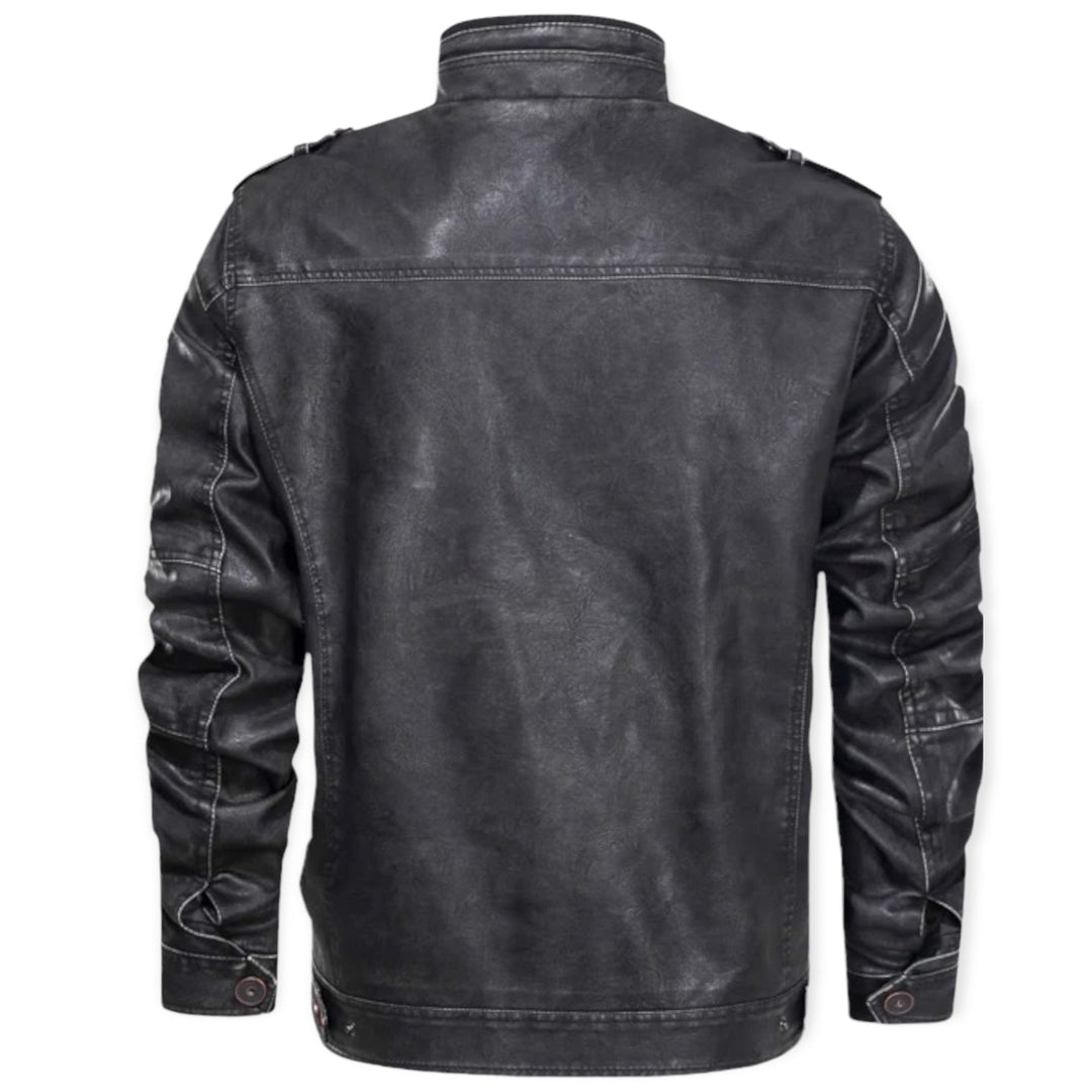 Chaqueta de hombre con cremallera, estilo moderno y elegante. Perfecta para vestir casual en otoño.