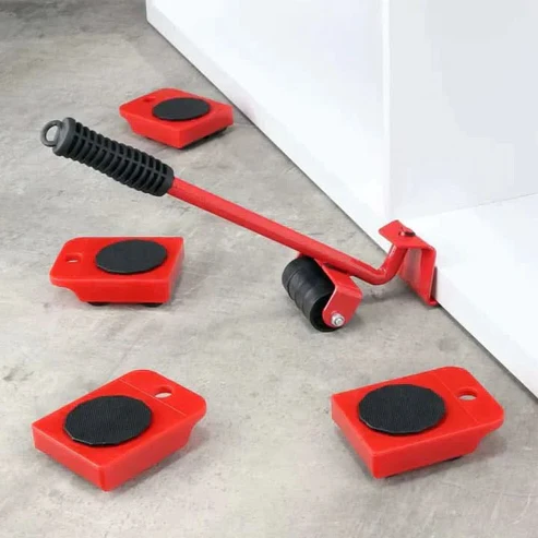 Ruedas para muebles pesados con protección de pisos. Ideal para transportar sofás, neveras en casa durante limpieza.