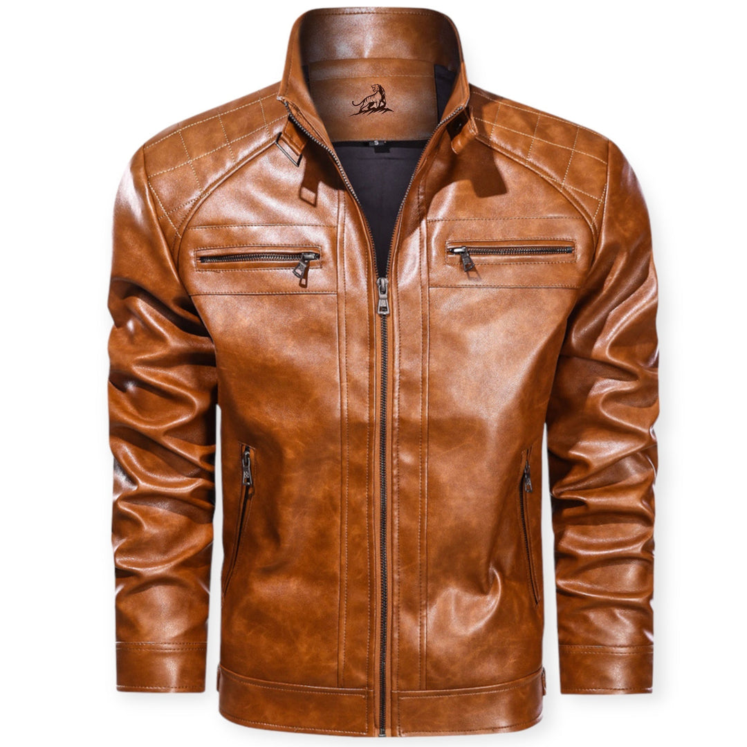 Chaqueta de hombre casual elegante, diseñada con prácticos bolsillos. Abrigo versátil para moda de invierno. Duradera y chic.