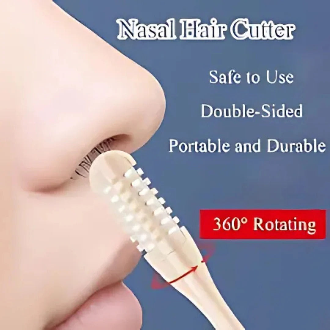 Máquina de recorte de vello nasal, ideal para un aspecto pulcro y cuidado.