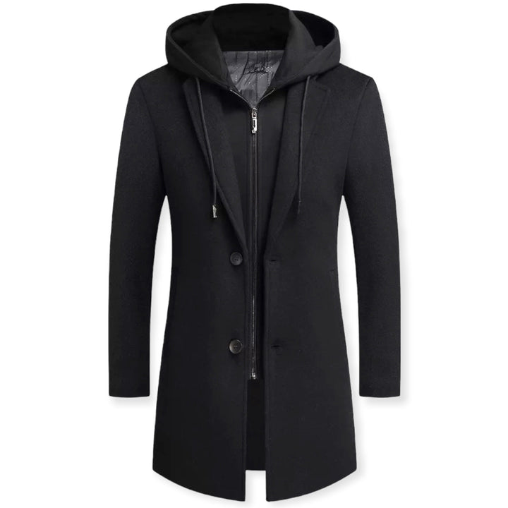 Chaqueta de moda masculina, diseño elegante con doble cierre. Perfecta para hombre, comodidad casual para entretiempo.