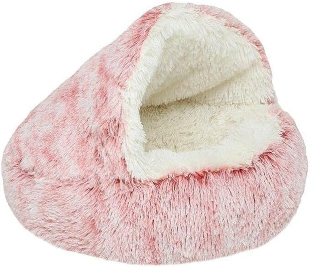 Cama nido acogedora para mascotas. Asegura un sueño profundo y confort superior, mejora el bienestar.