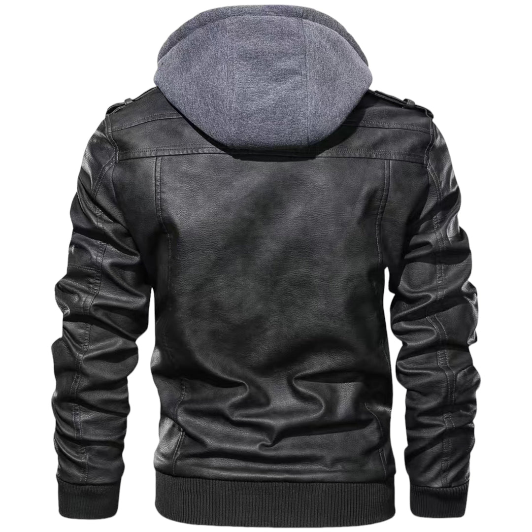 Chaqueta de moda para hombre con capucha, perfecta para el estilo urbano de invierno. Abrigo cálido.