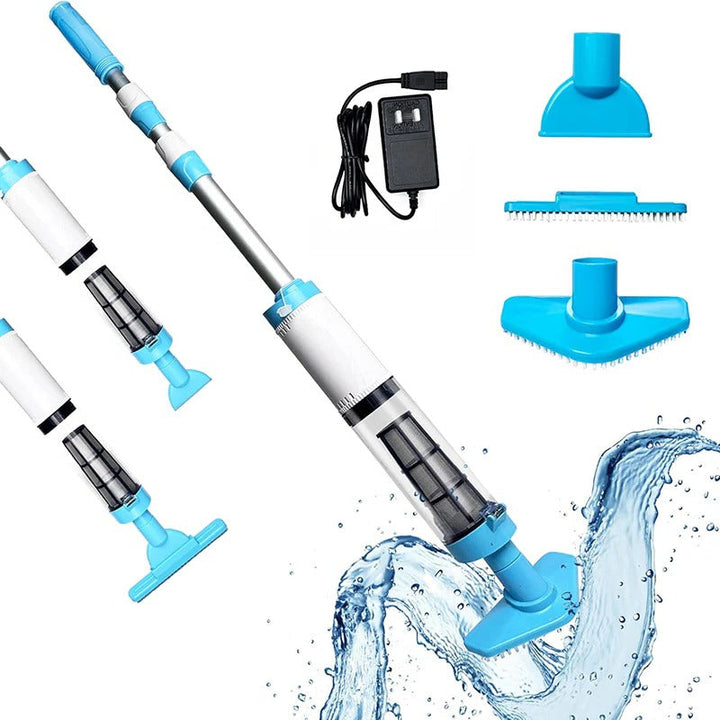 Aspiradora de piscina inalámbrica 3 en 1. Limpieza eficiente y fácil de piscinas, spas. Herramienta portátil recargable.