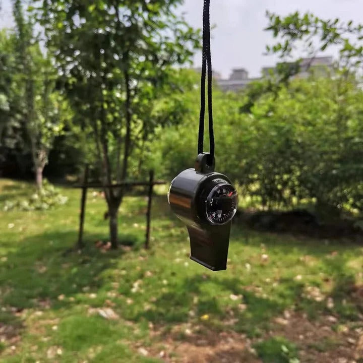 Silbato de seguridad personal de alta durabilidad para senderismo y camping. Ideal para rescate.