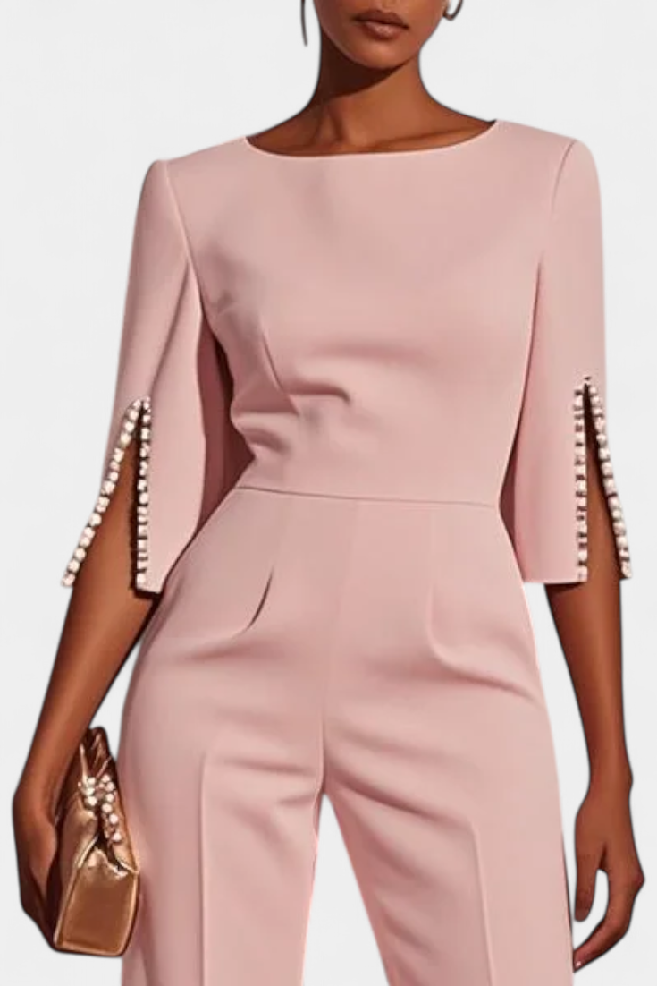Mono casual de mujer con cuello redondo, diseño suelto y cómodo para primavera, verano y otoño.