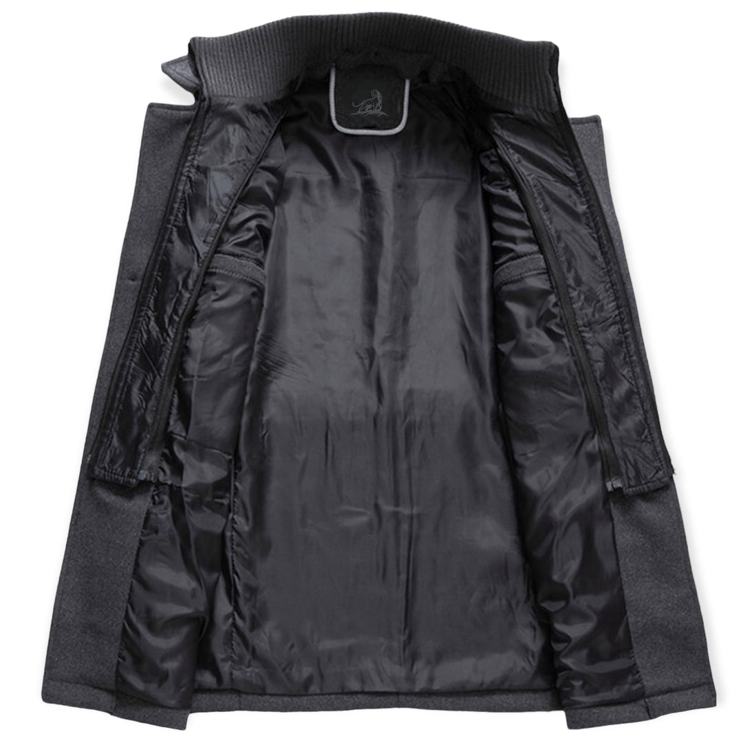 Chaqueta casual BRUNO de hombre. Cuello alto con cremallera. Ideal para moda masculina y ropa de abrigo.