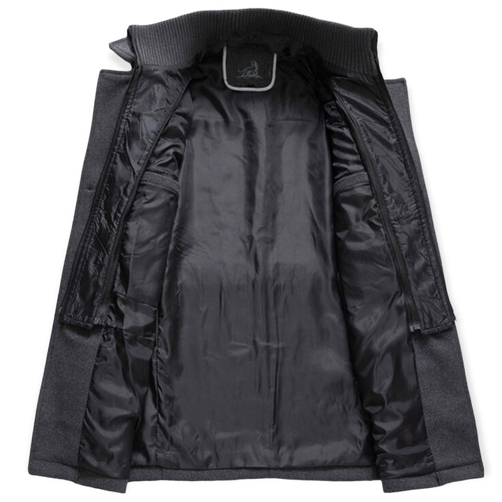 Chaqueta casual BRUNO de hombre. Cuello alto con cremallera. Ideal para moda masculina y ropa de abrigo.