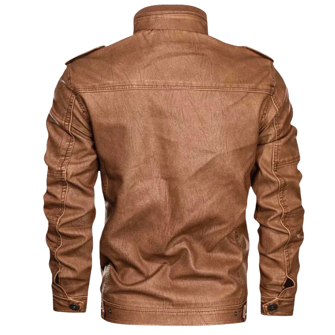 Chaqueta elegante para hombre con cremallera. Versátil, estilo moderno en gris y amarillo para otoño.