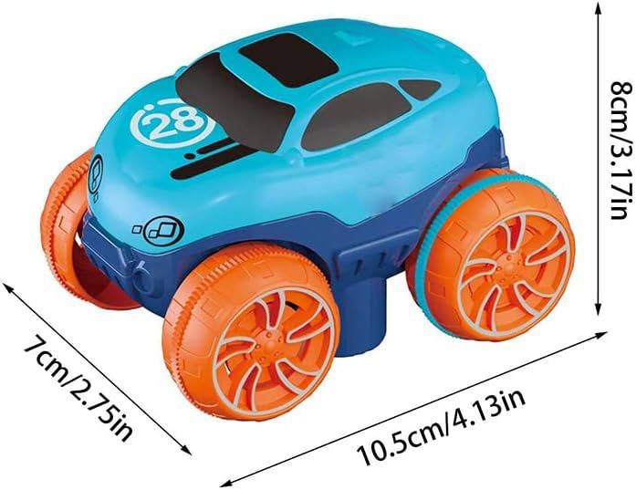 Pista de carreras flexible y duradera para niños, segura y con diseño que brilla en la oscuridad.