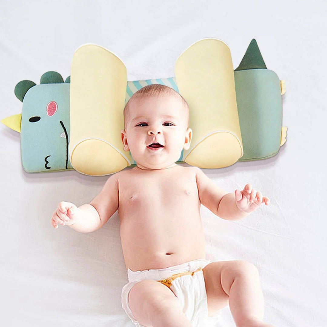 Almohada Ergonómica Ajustable para Bebés: Soporte Crecimiento Cráneo