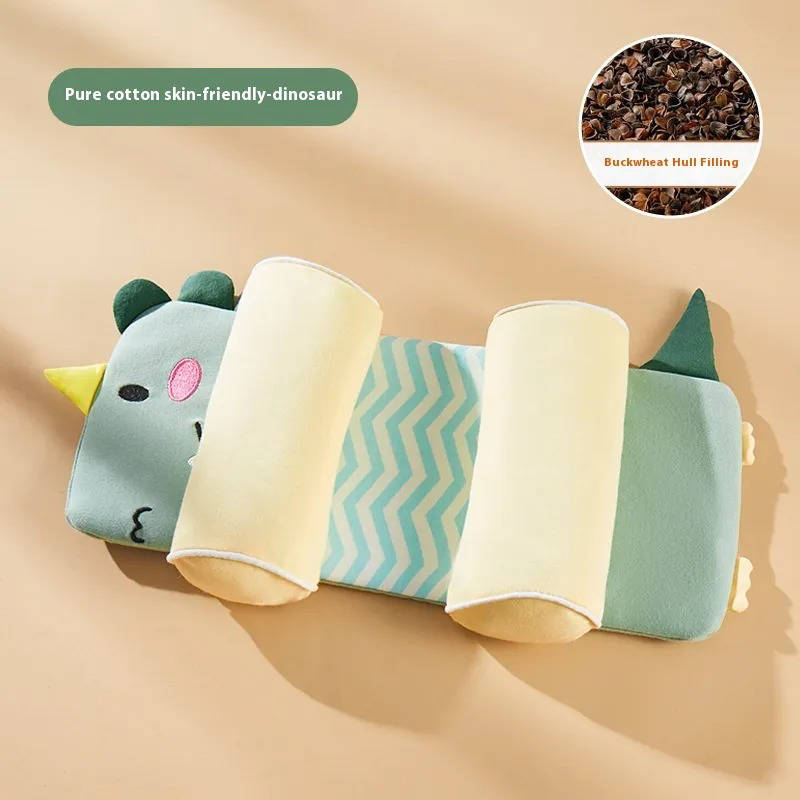 Almohada Ergonómica Ajustable para Bebés: Soporte Crecimiento Cráneo