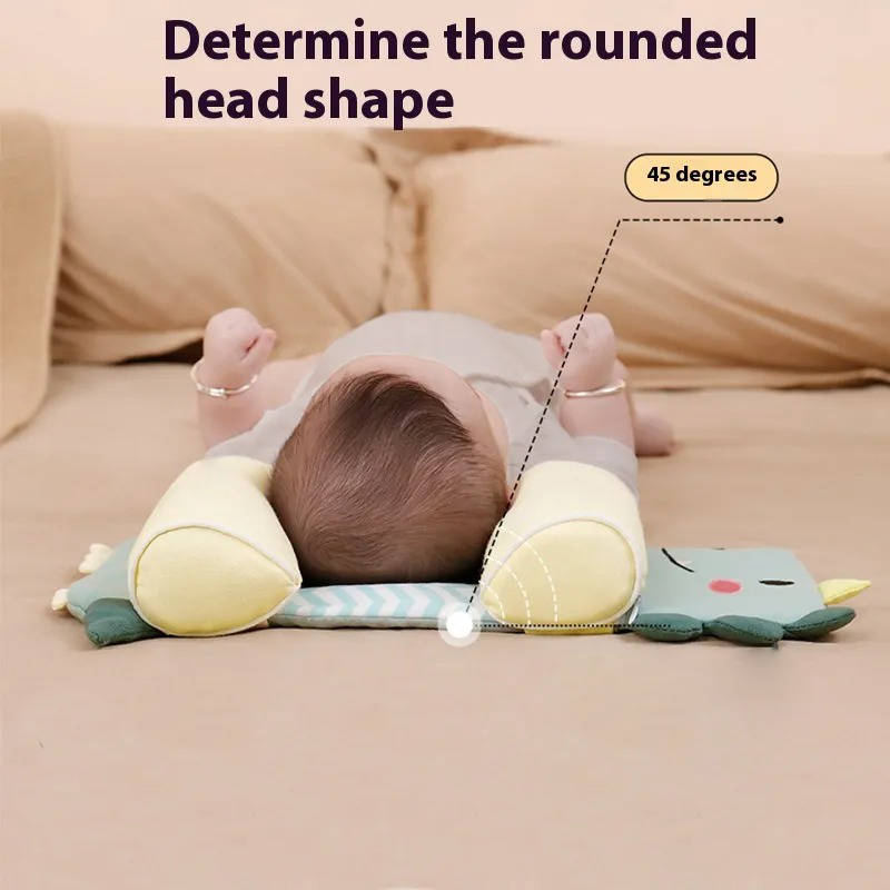 Almohada Ergonómica Ajustable para Bebés: Soporte Crecimiento Cráneo
