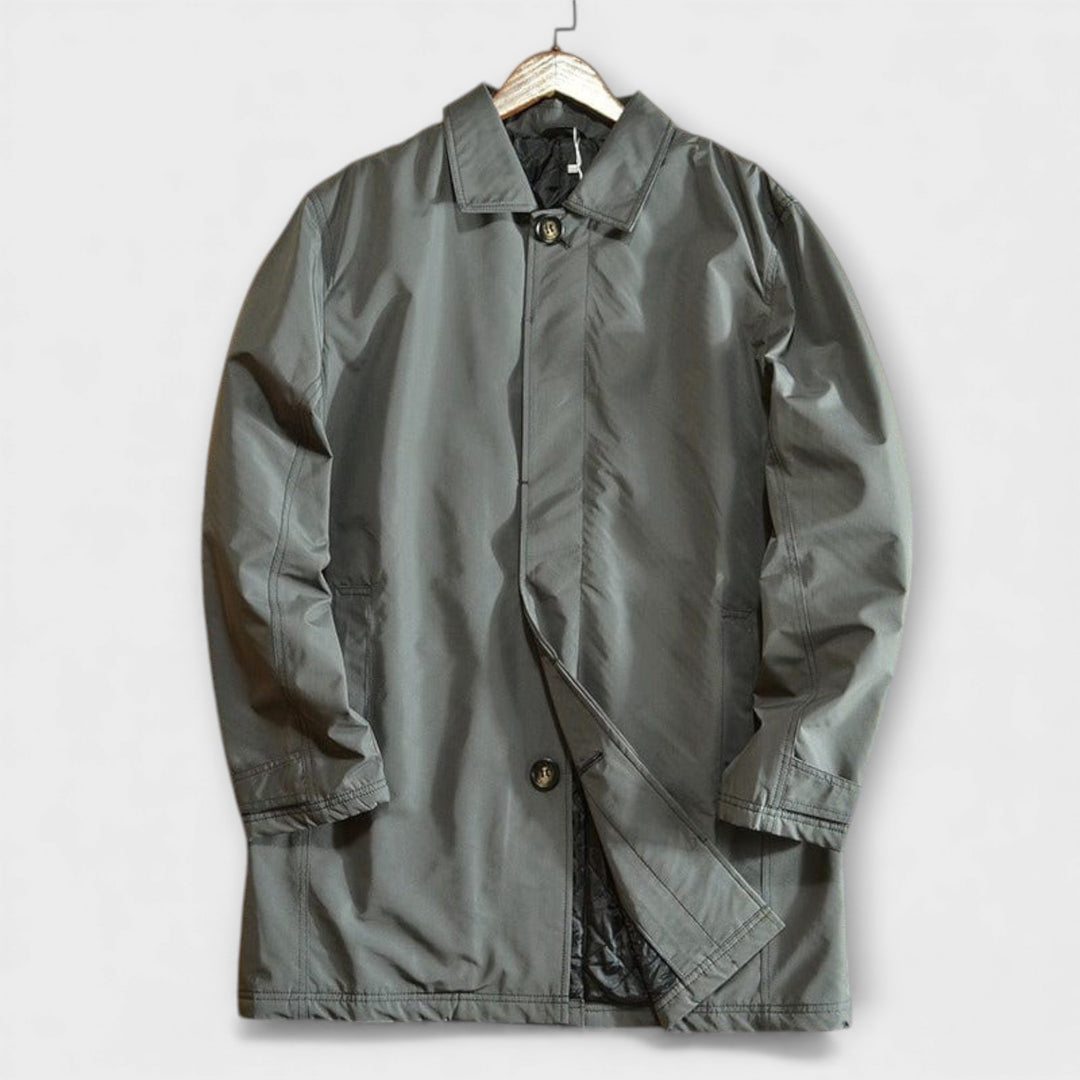 Chaqueta de hombre impermeable y cálida, perfecta para el frío y la lluvia, ropa exterior urbana.