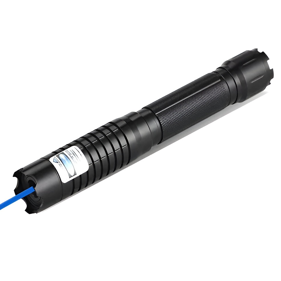 Antorcha láser de emergencia. Compacta y robusta, ideal para senderismo, camping y cualquier situación de supervivencia.