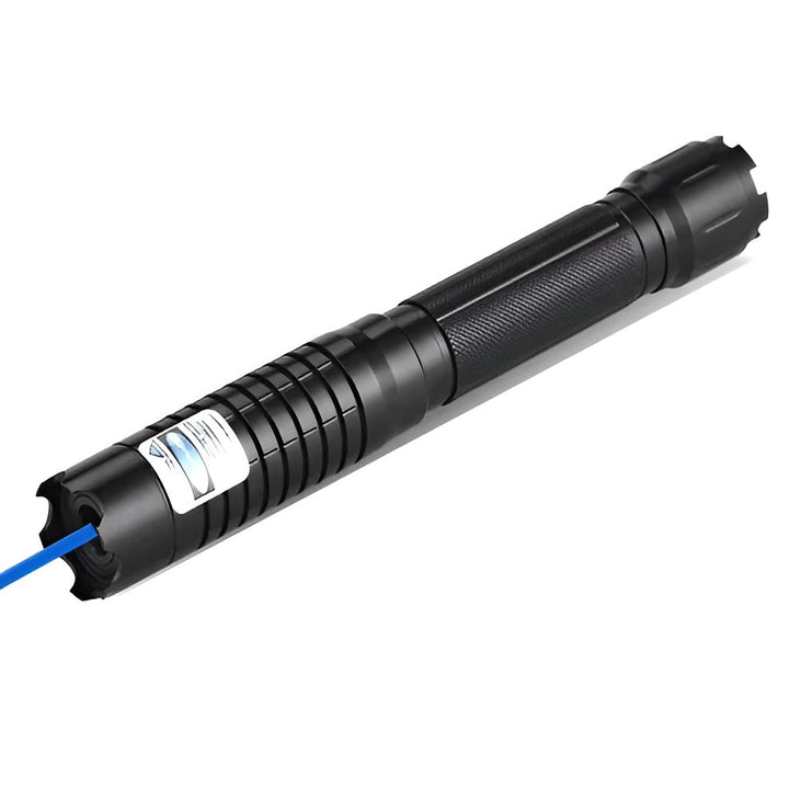 Antorcha láser de emergencia. Compacta y robusta, ideal para senderismo, camping y cualquier situación de supervivencia.