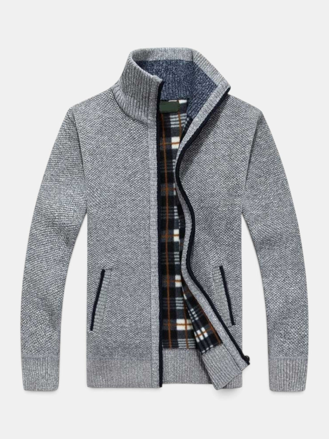 Suéter de hombre, diseño de punto afelpado. Elegancia y calidez para el frío.