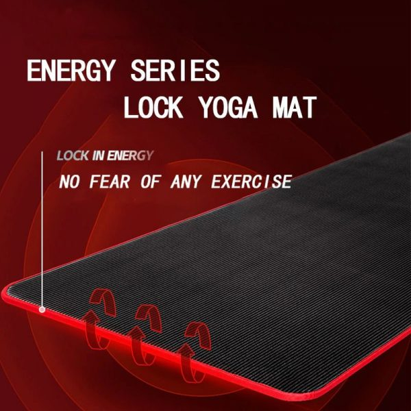 Colchoneta de alta densidad para hombres, apta para yoga, fitness y ejercicios en el hogar o gimnasio.