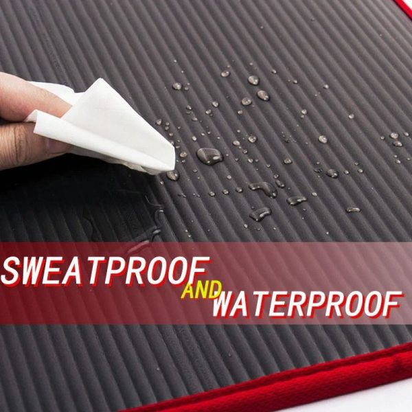 Esterilla de yoga y fitness duradera para hombres, de alta densidad, para entrenamientos en gimnasio o casa.