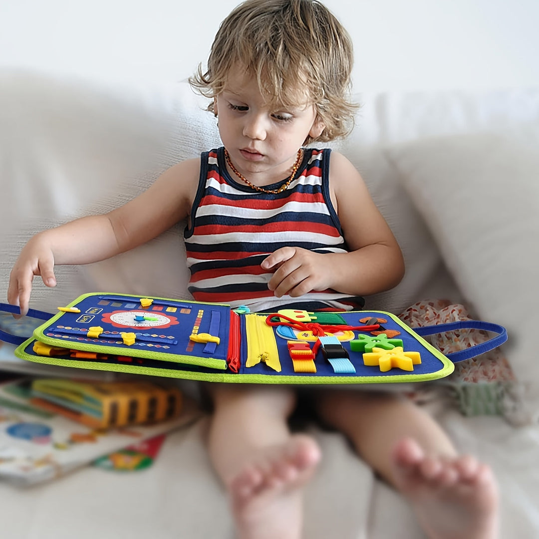 Juguete sensorial educativo para el desarrollo de la motricidad fina en niños y bebés. Aprendizaje divertido.