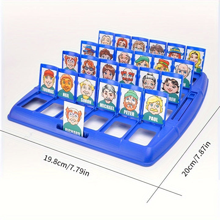 Caja del juego de mesa ¿Quién Es? para adivinanzas. Diversión familiar clásica e interactiva, ideal para regalar.